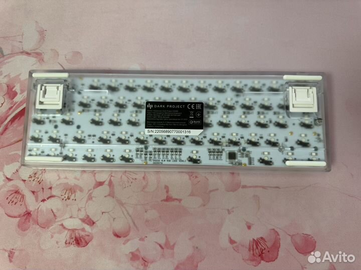 Игровая клавиатура Dark project kd68b белая