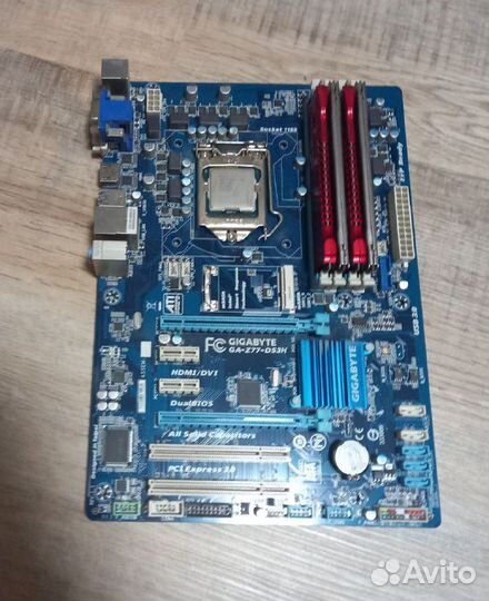 Комплект процессор i5 3570k, плата GA Z77 DS 3H RA