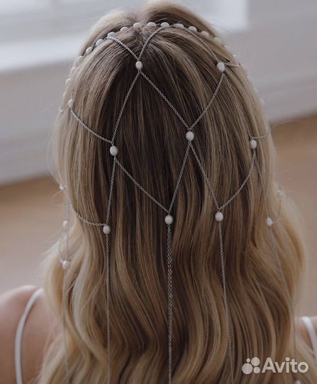 Фата из цепочек