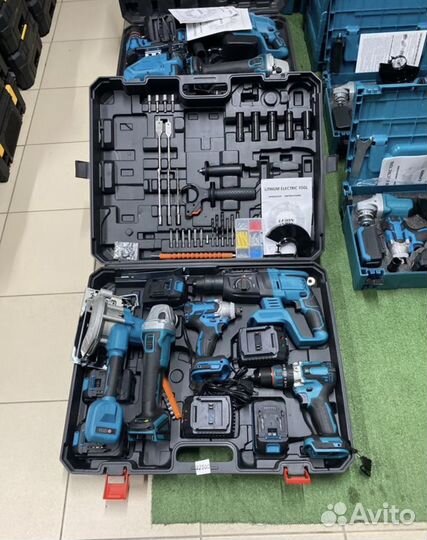 Набор инструментов makita dewolt bosch 6в1