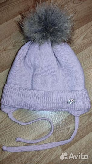 Шапка зимняя для девочки 50 52