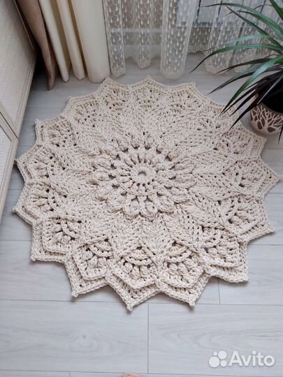 Ковер ручной работы 1х1 м