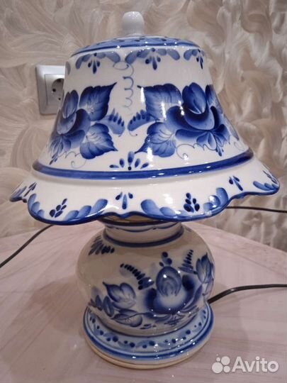 Светильник Гжель фарфор