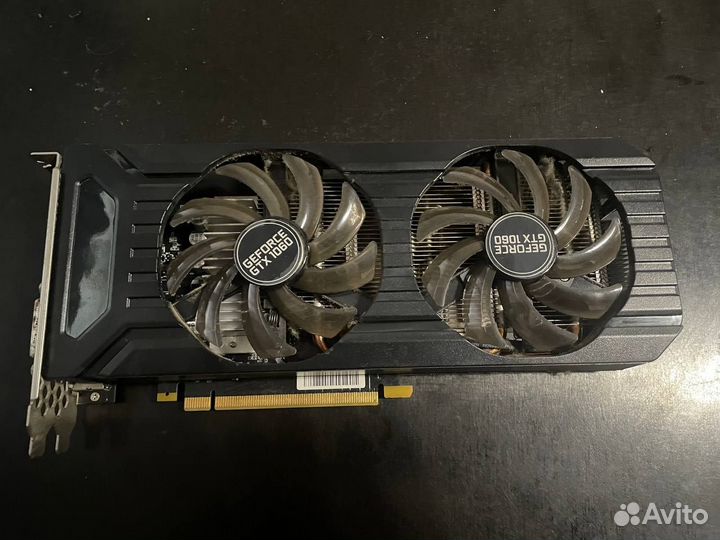 Видеокарта Palit GeForce GTX 1060 dual 6G 6144MB