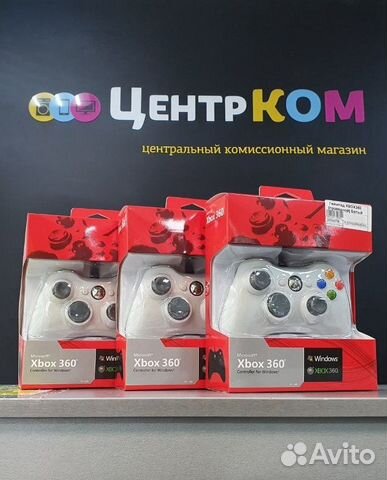 Геймпад xbox360 Проводной белый