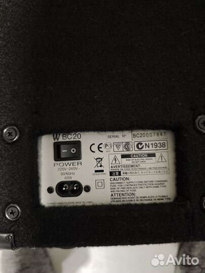 Комбо усилитель для бас-гитары Warwick BC 20