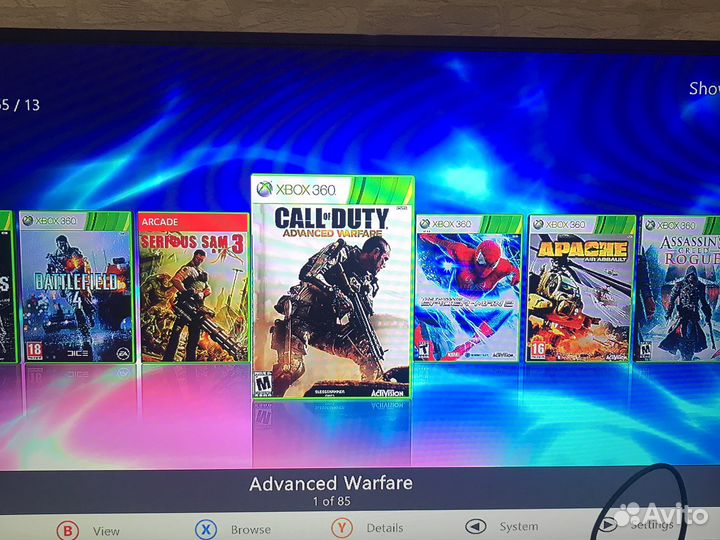 Xbox 360 slim 500gb прошитый freeboot + 85 игр