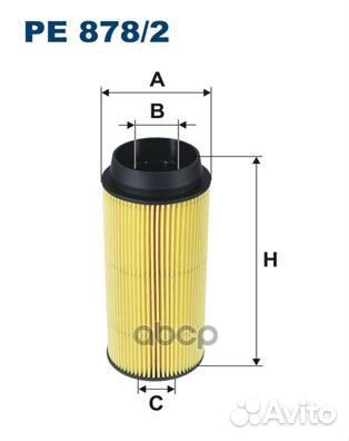 Фильтр топливный PE8782 Filtron