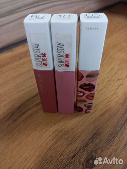 Помады Maybelline Super stay Matte Ink и другие