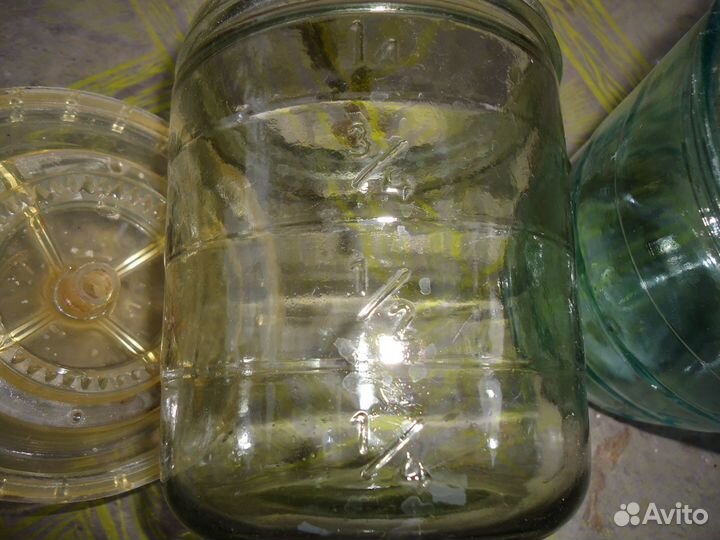 Ёмкости стеклянные от советской кремосбивалки
