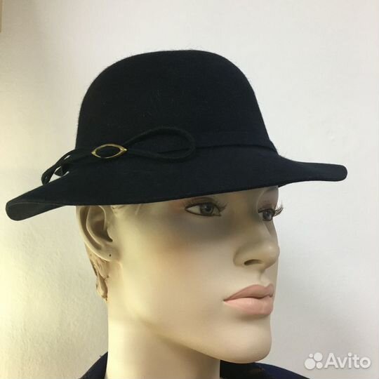 Винтаж фетровая шляпа