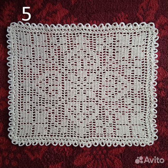 Салфетки вязаные крючком