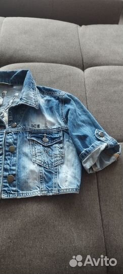 Джинсовая куртка короткая Iceberg