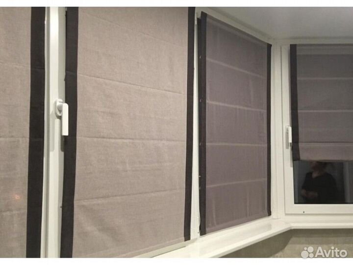 Мансардные шторы R563