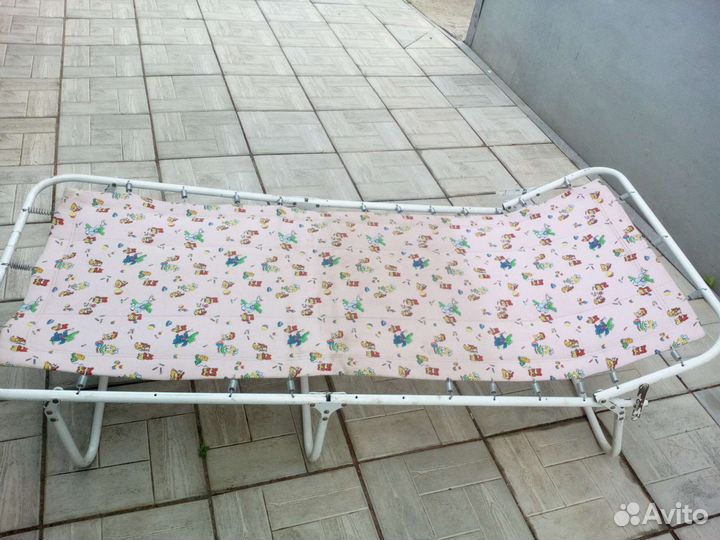 Раскладушка без матраса детская