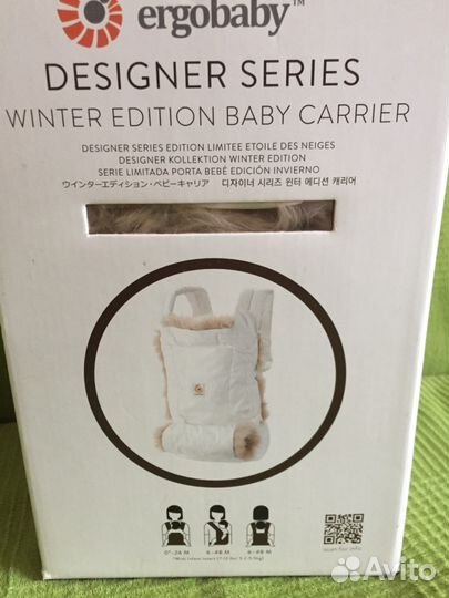 Эргорюкзак ergobaby с тёплой флиской