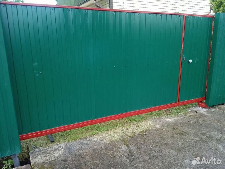 Откатные ворота под ключ с установкой