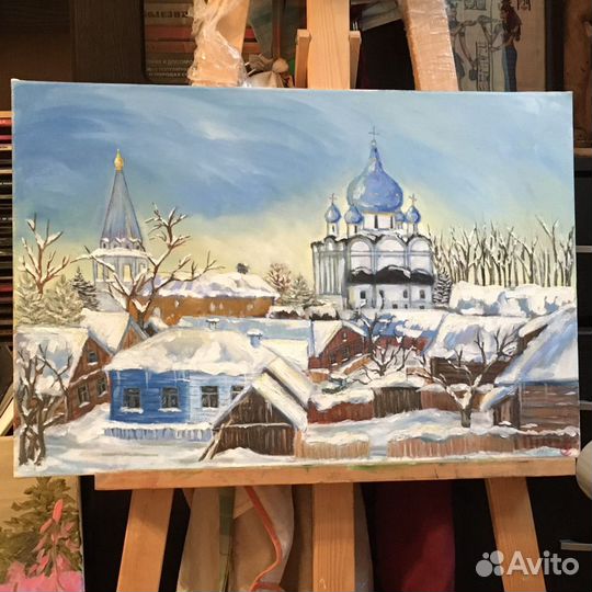 Картина Суздаль 60x40 cm холст/масло