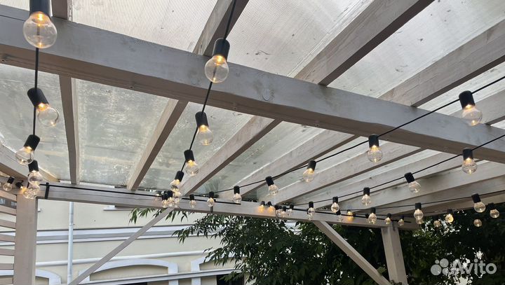 Гирлянда уличная икеа