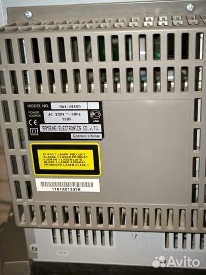 Музыкальный центр samsung