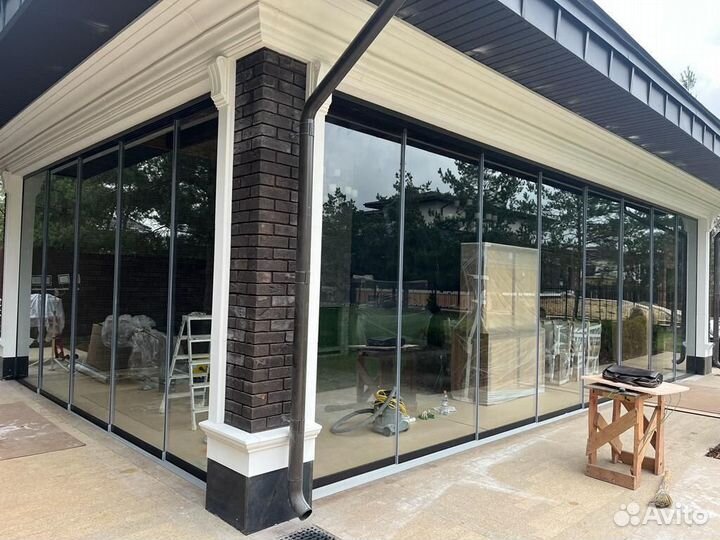 Безрамное остекление для террас до 7 дней