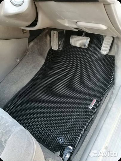 Коврики EVA 3Д на Калдина T210 серый+черный