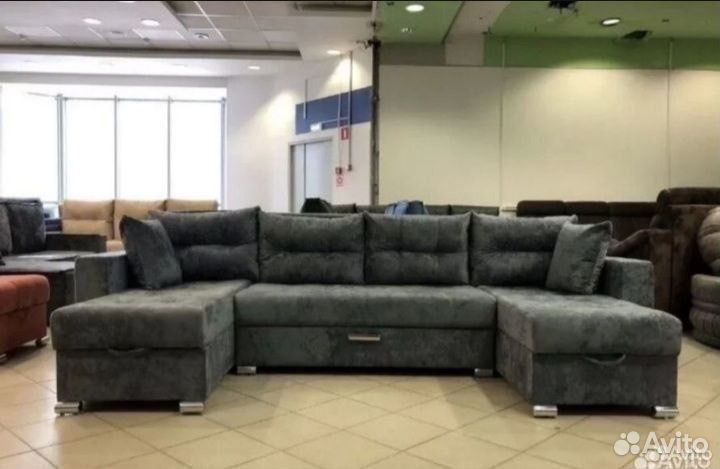 Диван П образный #008