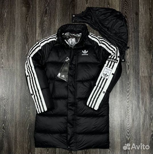 Мужской зимний пуховик Adidas с мембраной