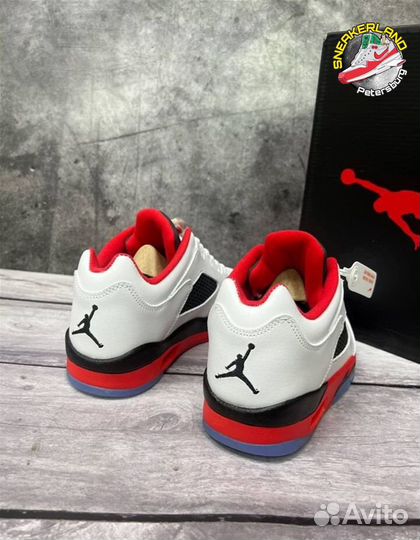 Air Jordan 5 Low Fire Red