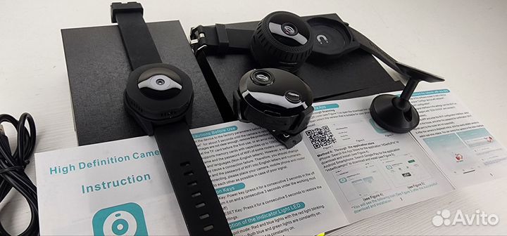 Камера экшен Wi fi видеонаблюдения 2в1 Pro Cam