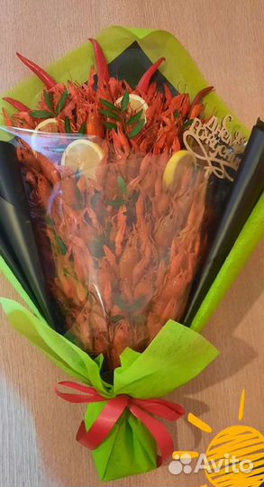 Раки, букеты, мужские букеты