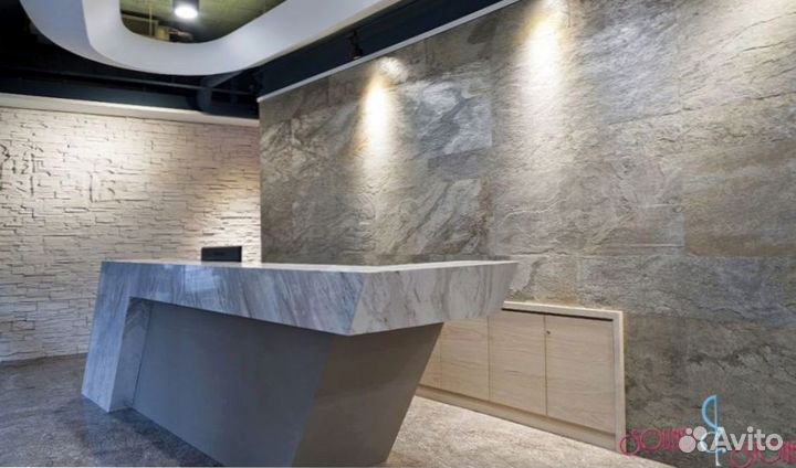 Барная стойка для кафе из искусственного камня