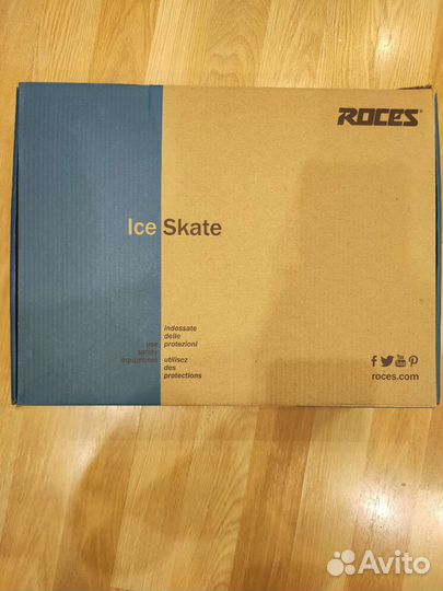 Коньки ледовые раздвижные Roces Yuma, размер 30-35
