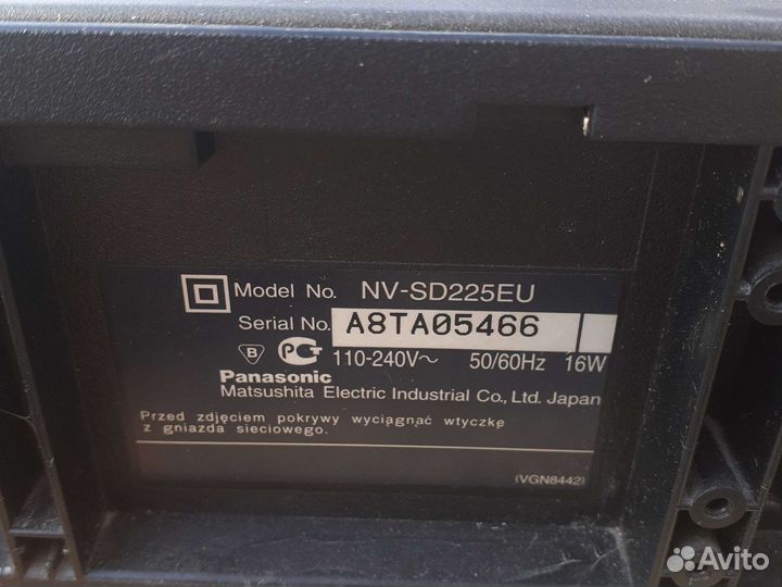 Видеомагнитофон panasonic