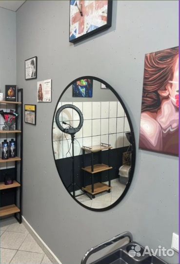 Зеркало на заказ круглое