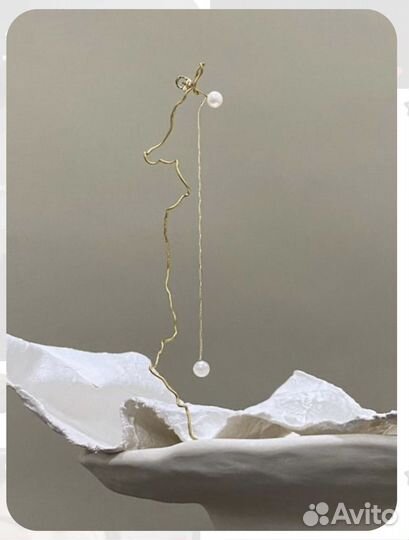 Золотые серьги Lera Treyger