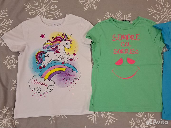 Футболки и лонги р.116 122