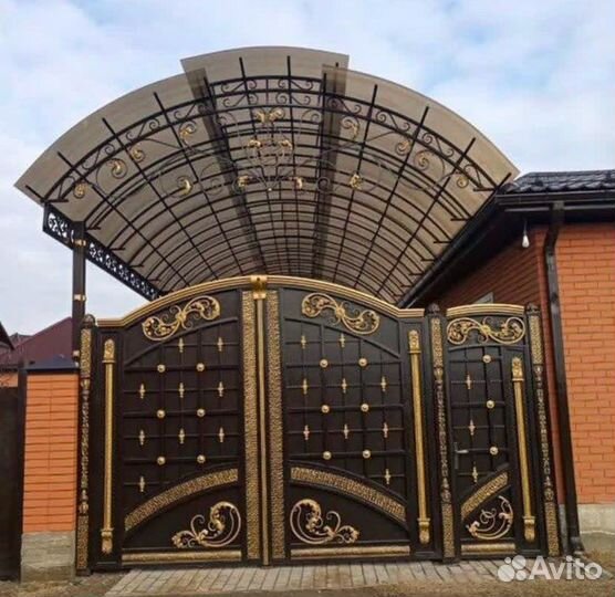 Кованные ворота