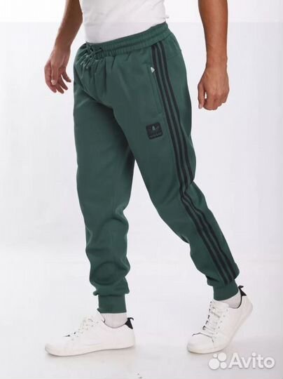 Штаны спортивные мужские утепленные на флисе L