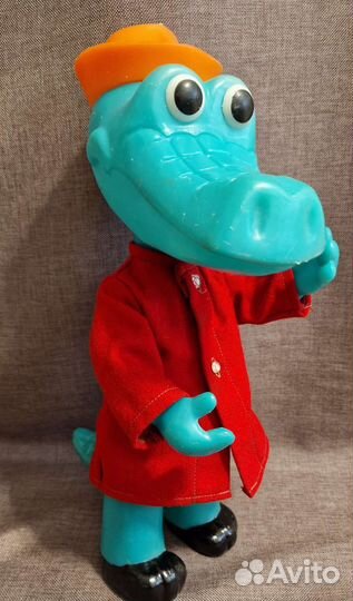 Кукла, игрушка СССР. Крокодил, Дед Мороз