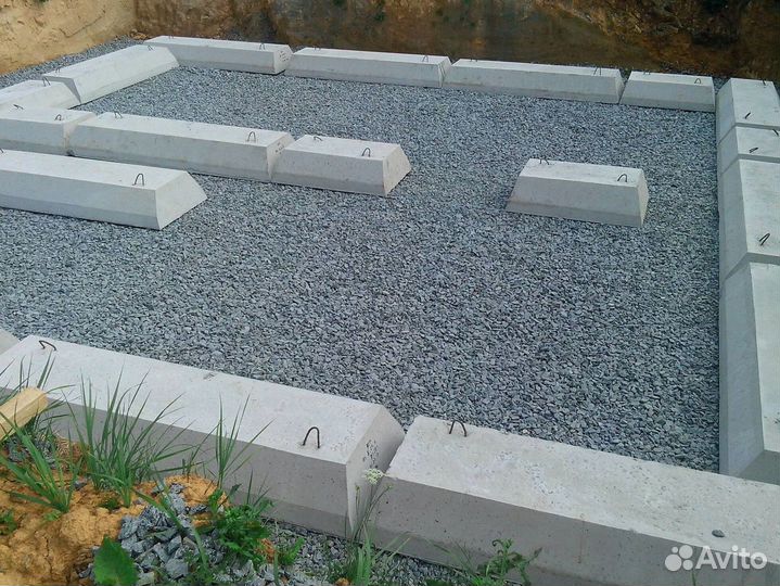 Фл Фундамент ленточный плита