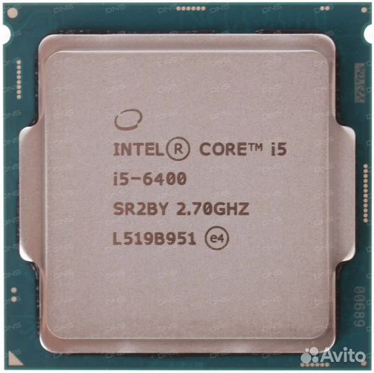 Процессор intel core i5 6400 lga 1151