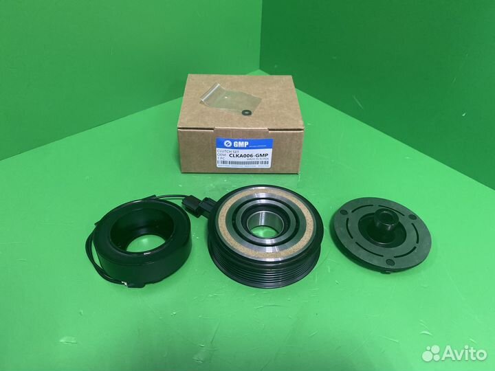 Муфта шкив компрессора кондиционера Хендай Солярис