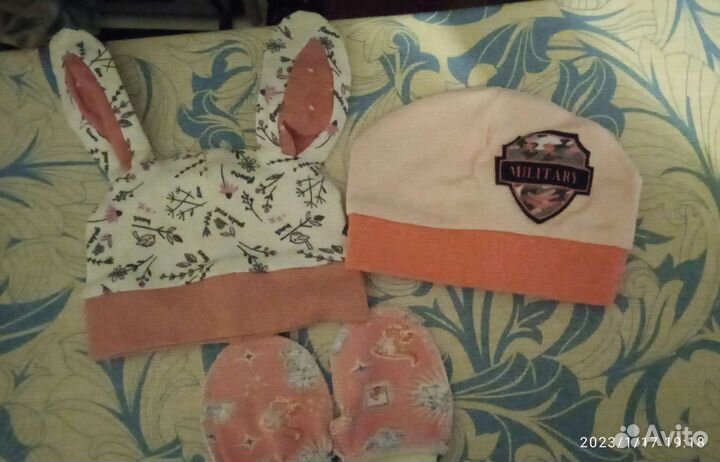 Детские шапочки для девочек