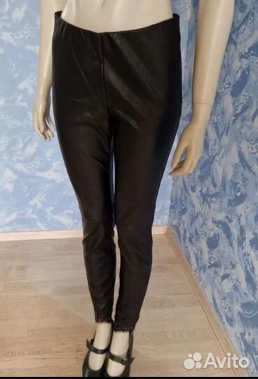 Брюки кожаные новые размер 44