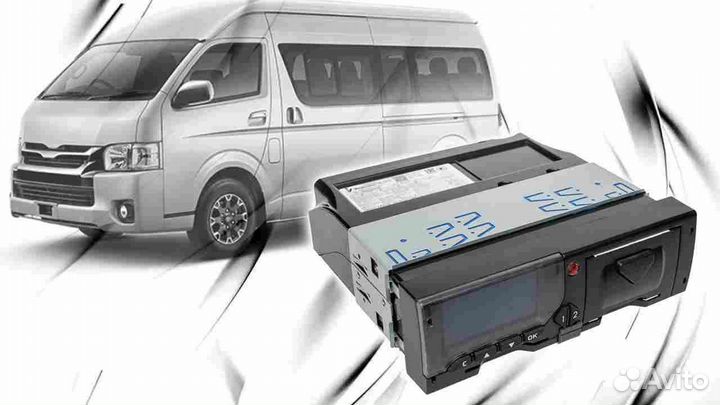 Автомобильный цифровой тахограф Меркурий, с скзи