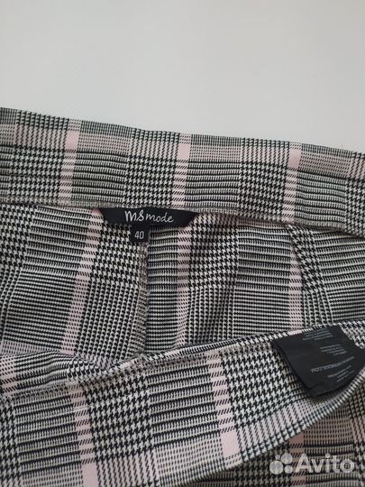 Брюки в клетку S