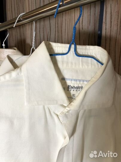 Рубашки мужские брендовые белые Hugo Boss