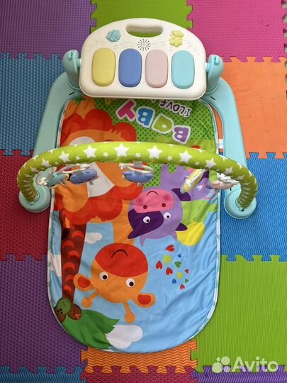 Развивающий коврик с пианино