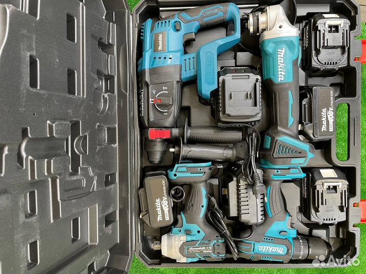 Аккумуляторный набор 4в1 makita